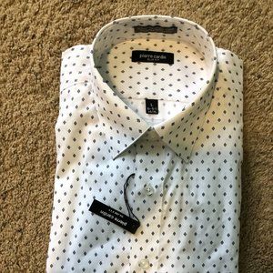 Pierre Cardin Men's Slim Fit Dress Shirt
